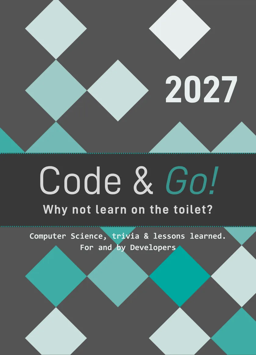 Code & Go! 2027 scheurkalender omslag